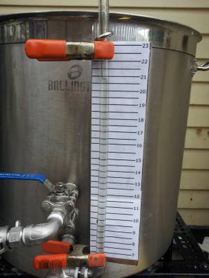 Finished Sir Ballington boil kettle calibration.