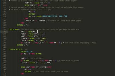 Sublime Text MVBasic Syntax Example (Monokai Theme)